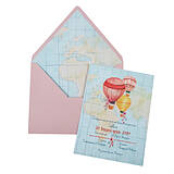 Hot Air Balloons on a Map