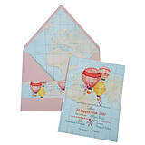 Hot Air Balloons on a Map
