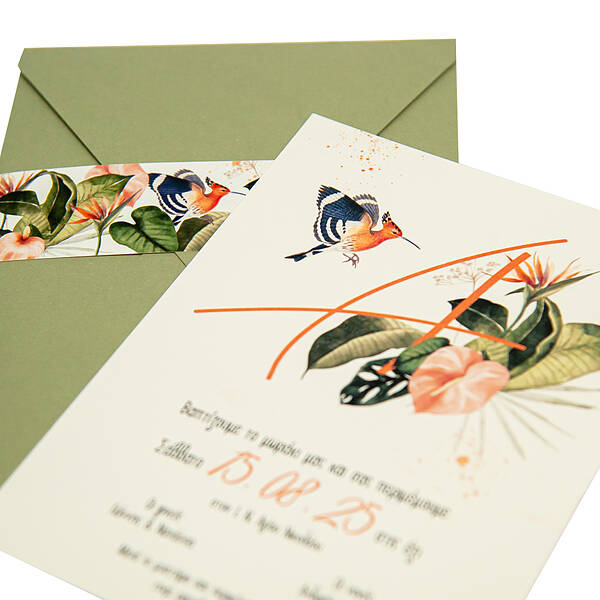 Hoopoe and Flowers 2